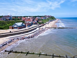 Council marks the completion of the Mundesley Coastal Management Scheme