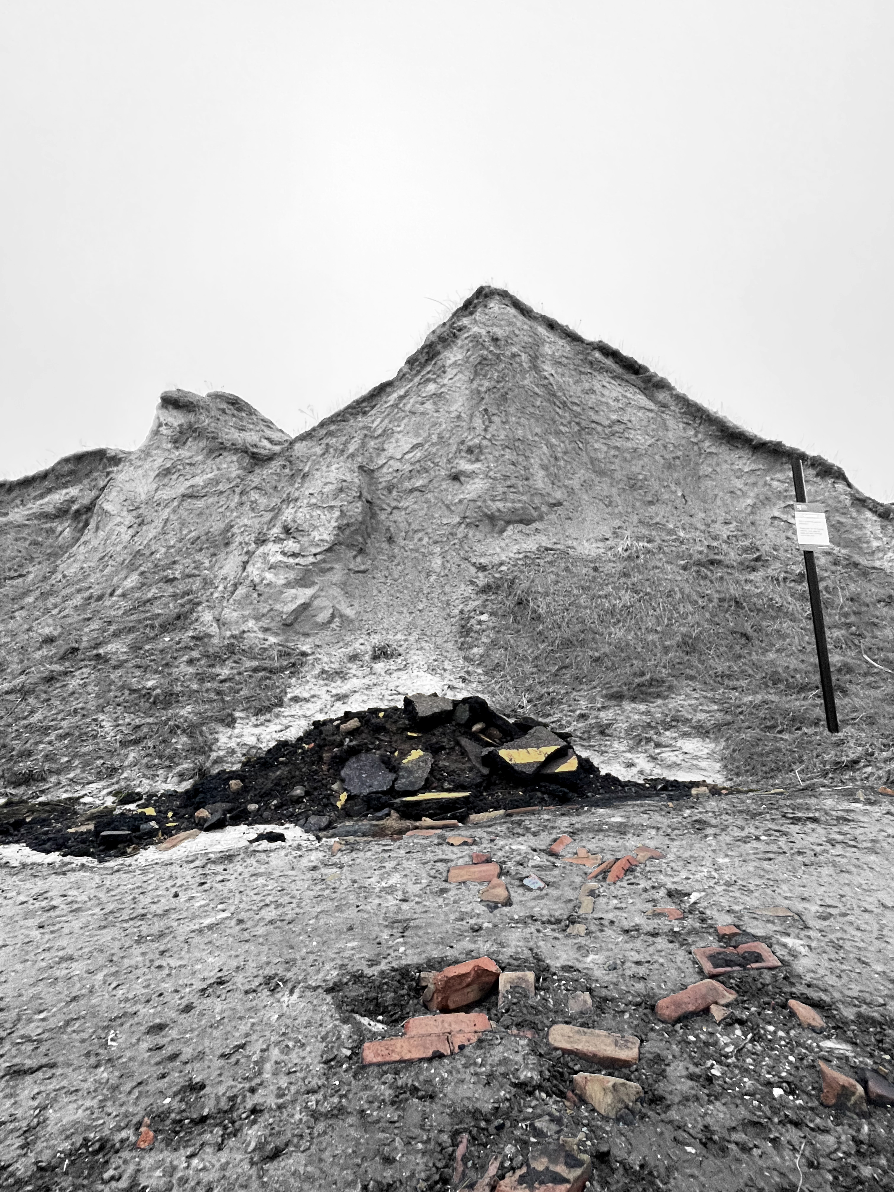 Photograph of coastal erosion