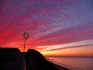 Beach sports and beach conservation at East Runton