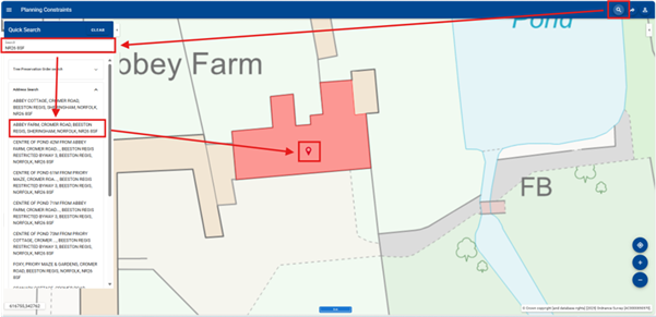 Image showing map location