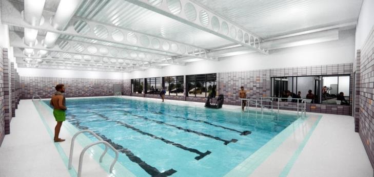 Fakenham Leisure Centre pool building concept