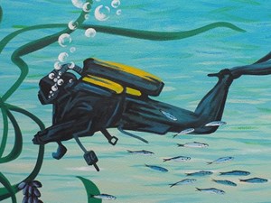 Cromer sea-life mural completed